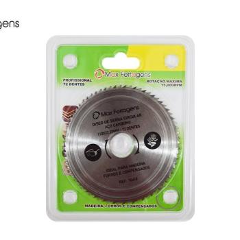 SERRA MAX CIRCULAR P/ MADEIRA SEM WÍDEA 110,0MM 72 DENTES