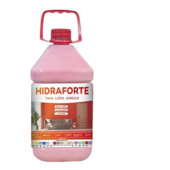 TINTA LATEX ROSA BEBE  5L HIDRAFORTE.