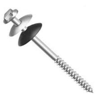 PARAFUSO CAB SEXT P/TELHA C/ARR  BO/AL 5/16X110