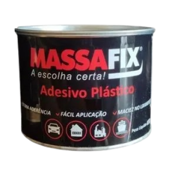 MASSA PLASTICA CINZA 500G MASSAFIX