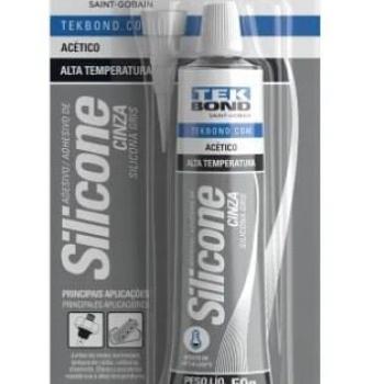 SILICONE CINZA 50G A.T TEKBOND