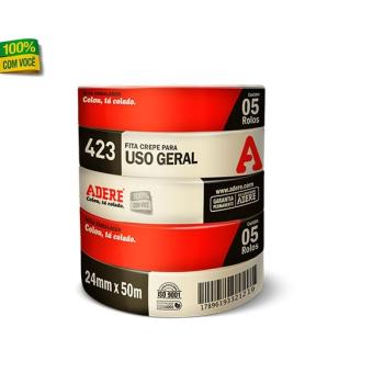 FITA ADERE CREPE USO GERAL 423 24MMX50M