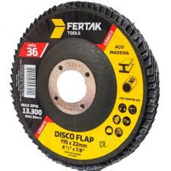 DISCO FLAP FERTAK 4-1/2- 115MM GR 36