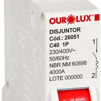 DISJUNTOR 40A OUROLUX MONO
