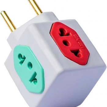 ADAPTADOR 4 LADOS 10A 250V D&F
