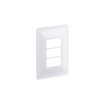 PLACA 3 POSTOS SEP. 4X2 ZEFFIA PIAL LEGRAND.