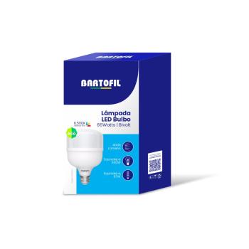 LAMPADA LED E27 065W 6500K 4000LM ECO BARTOFIL