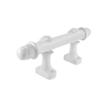VARÃO SUPORTE P/ CORTINA ALU 1,5M BRANCO NOVO HORIZONTE