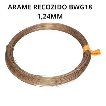ARAME RECOZIDO 18 1,24MM 1KG BWG BELGO.