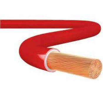 FIO CABO COBRECOM 4MM VERMELHO 1MT