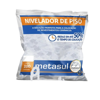 NIVELADOR PISO ECO 5,0MM C/100 METASUL