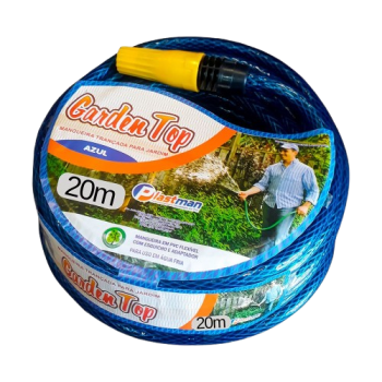 MANGUEIRA TRANÇADA PLASTMAN 20M AZUL