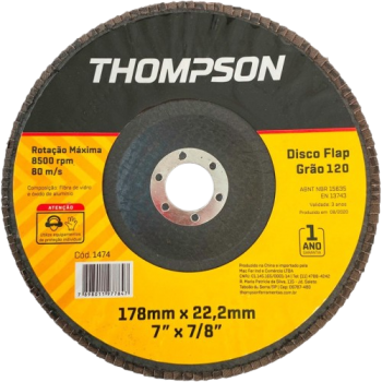 DISCO FLAP  7P GR 120 THOMPSON