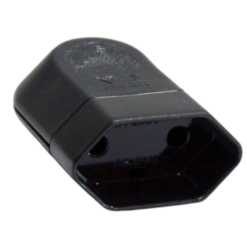 PINO FEMEA 2P 10A PT ILUMI