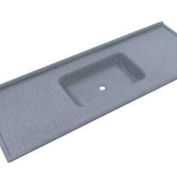 PIA DE 1,50X0,50CM IMASIL CINZA