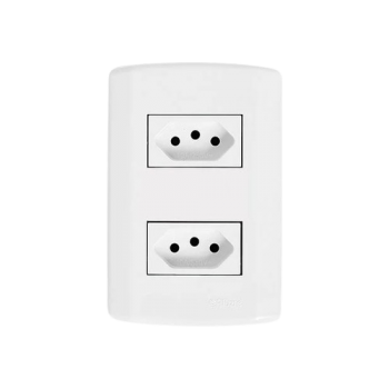 2.TOMADA 10A 2P+T PLUZI MODULAR PLUZIE.