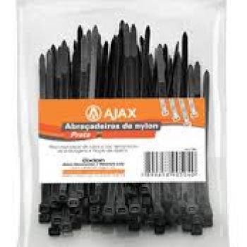ABRAÇADEIRA DE NYLON PT 4,8X200MM PCT AJAX C/100