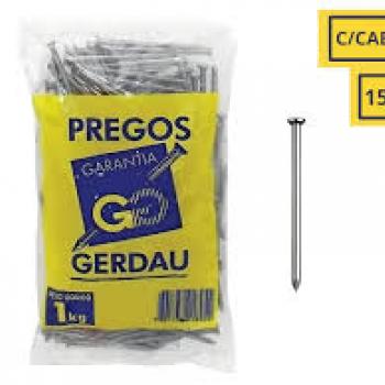 PREGO C/CAB POL 1.1/4X13 (15X15) 1KG GERDAU
