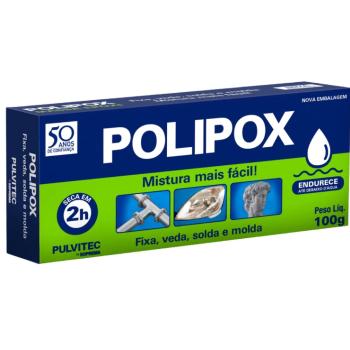 MASSA EPOXI POLIPOX 100G PULVITEC