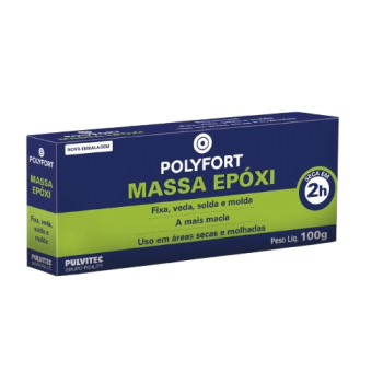 MASSA EPOXI POLYEPOX 100G PULVITEC