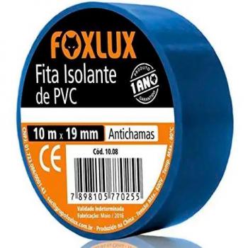 FITA ISOLANTE 19MMX10MT AZUL FOXLUX
