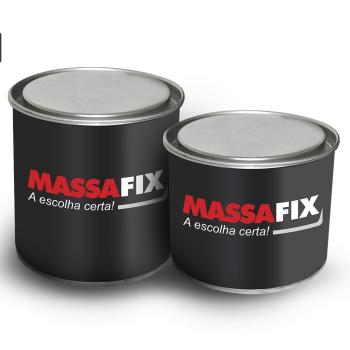 MASSA PLASTICA CINZA 400G MASSAFIX