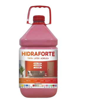 TINTA LATEX ECONOMICA ROSA PINK 5L HIDRAFORTE.