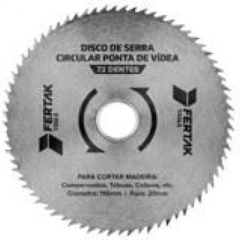 DISCO DE SERRA CIRCULAR 110X20 24D FERTAK
