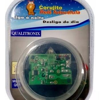 RELÉ FOTOCELULA C/ BASE CORUJITO QUALITRONIX