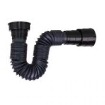 SIFÃO EXTENSIVO FLEX PRETO - PLASTUNING