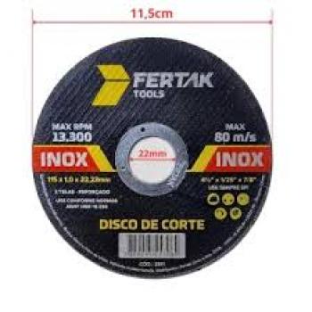 DISCO 7/8 CORTE FERRO/INOX FERTAK