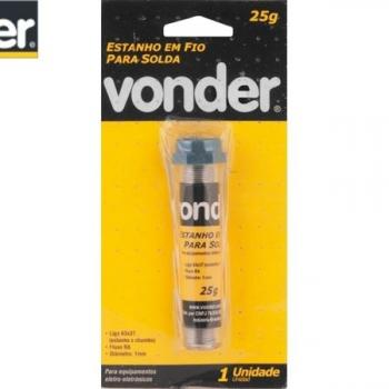 ESTANHO FIO 1,0MM 63X37 TUBINHO 25G VONDER