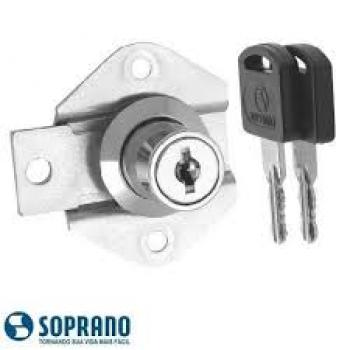 FECHADURA P/GAVETA NIQUELADA 22MM SOPRANO