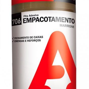FITA CREPE EMPACOTAMENTO MARROM 45MMX40M ADERE