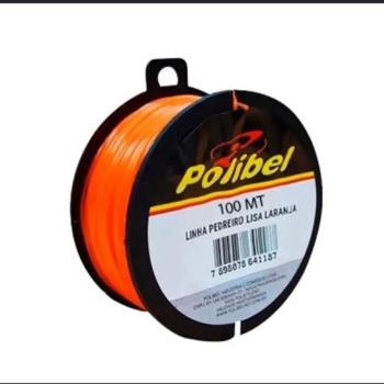 LINHA P/PEDREIRO 100M LISA LARANJA POLIBEL