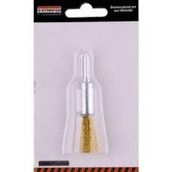 ESCOVA DE AÇO CIRC LATONADA PINC 17MM STARFER