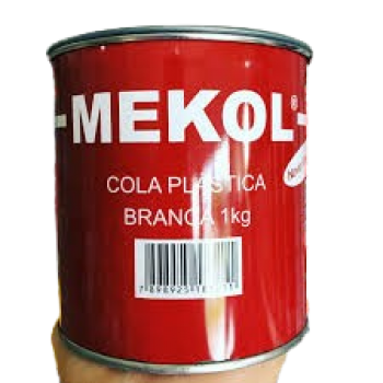 MASSA PLASTICA MEKOL BRANCA 1KG