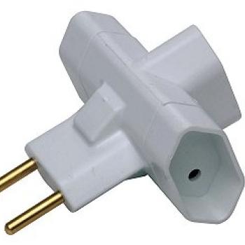 ADAPTADOR 3 SAIDAS 2P 10A BRANCO ILUMI