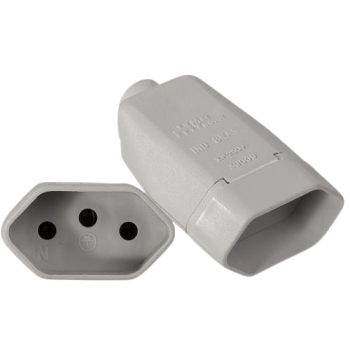 PINO FEMEA CINZA 2P+T 20A MECTRONIC