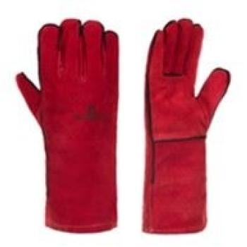 LUVA DE RASPA SOLDADOR TAM 09 ALTA TEMP 350º VERMELHO DELTA PLUS