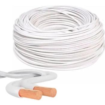 CABO TORCIDO 2X1,5 BRANCO TOP MIX 1MT