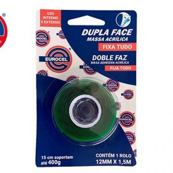 FITA DUPLA FACE 12MMX1,5M EUROCEL