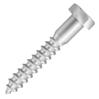 PARAFUSO SEXT ROSCA SOB ZINC 5/16X30MM