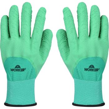 LUVA LATEX WK11 POLIESTER TAM 8 WORKER