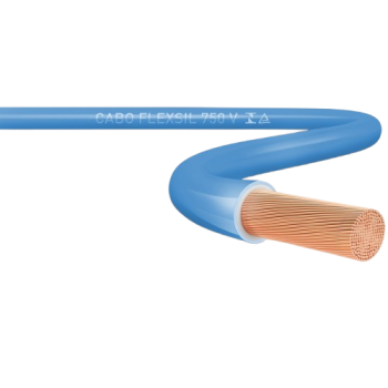 FIO CABO 6MM NORDESTE AZUL 1MT