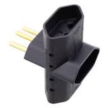 ADAPTADOR 2P+T 10A PT MEC TRONIC