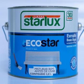 TINTA STARLUX ESM BASE AGUA 3L BRANCO