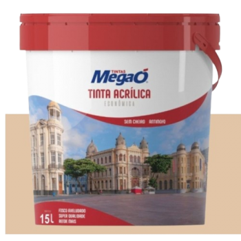 TINTA ACRILICA ECONOMICA AREIA 15L MEGAÓ