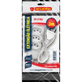 EXTENSÃO 3M PP 2P+T MEGATRON