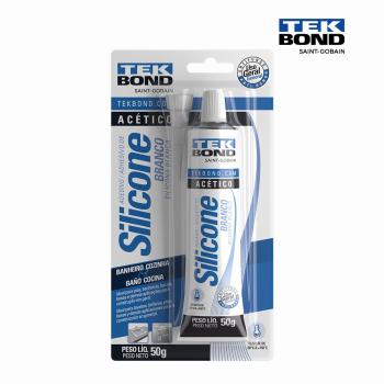 SILICONE TEKBOND ACETICO USO GERAL 50G BR